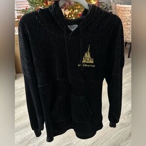 Walt Disney World Parks Corduroy 50th Anniversary Luxe Hoodie Spirit Jersey  S
